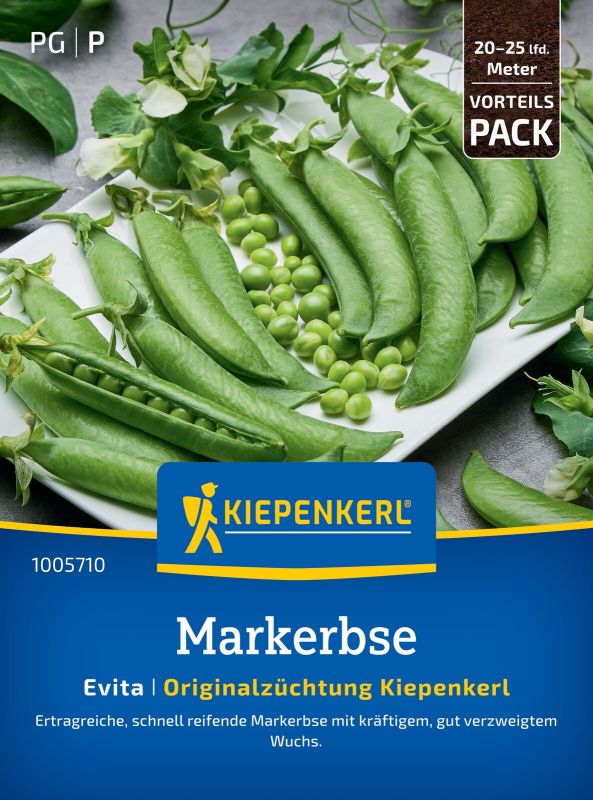 KIEPENKERL PROFI LINE Markerbse 'Evita', Vorteilspackung - Gallerie Bild 1